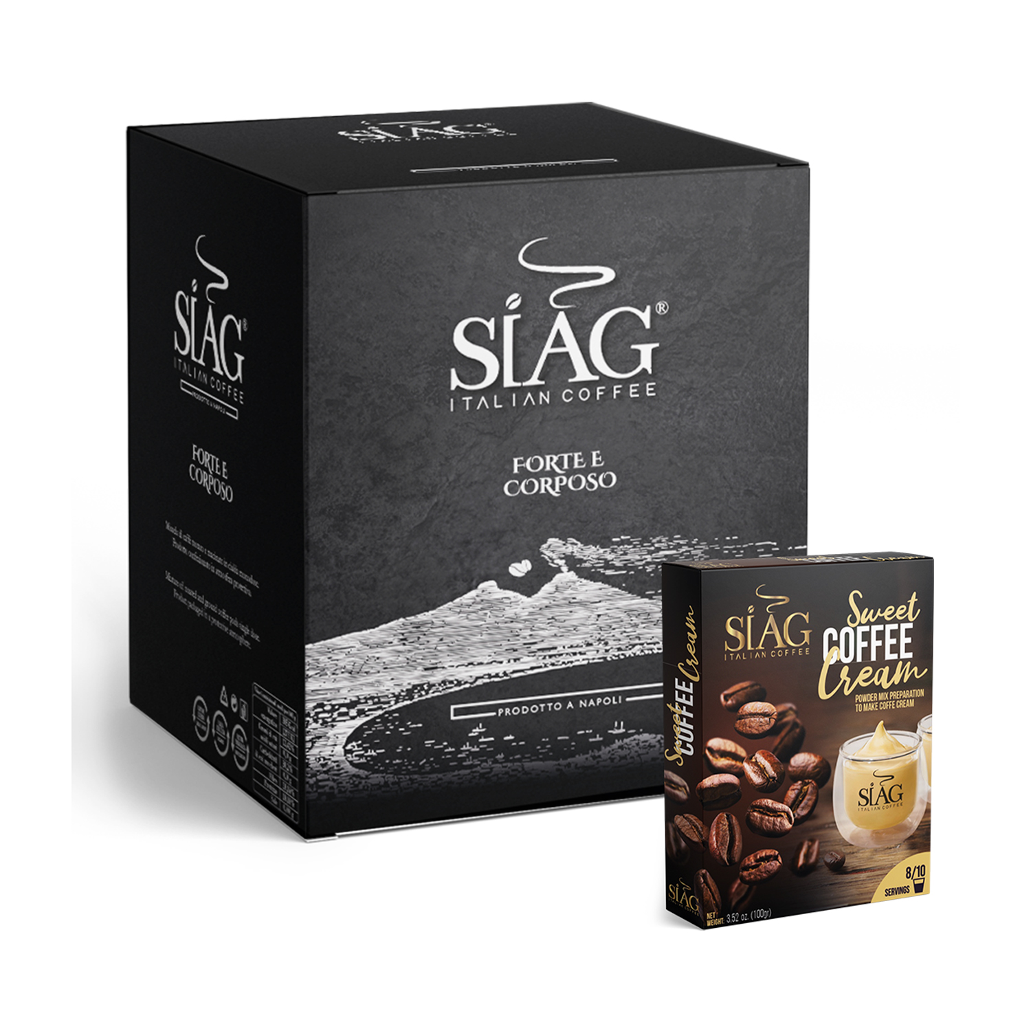 150 Cialde Nere Siag Caffè + Crema Caffè - Caffè Siag